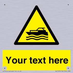 Custom Warning motorised watercraft